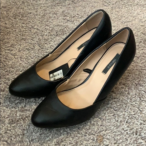 With tags! Forever 21 black work heal slip on - Picture 3 of 5